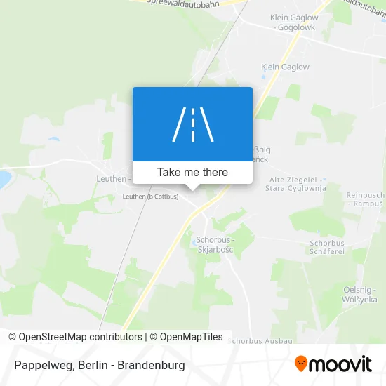 Pappelweg map