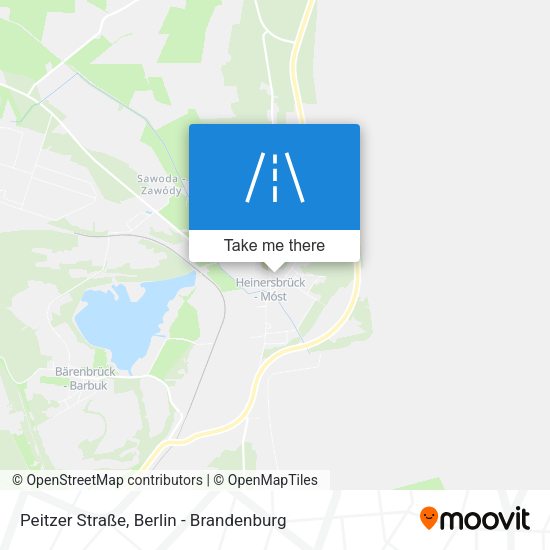 Peitzer Straße map