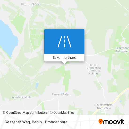 Карта Ressener Weg