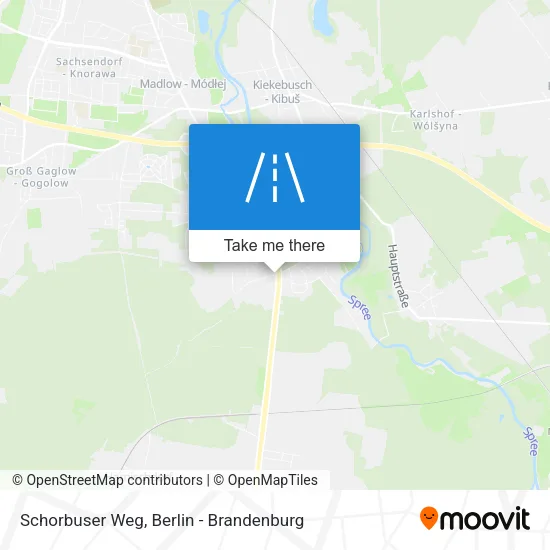 Карта Schorbuser Weg