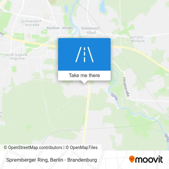 Spremberger Ring map