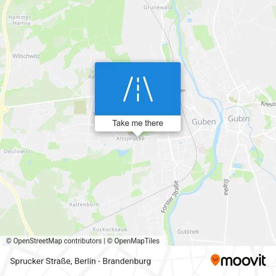 Карта Sprucker Straße