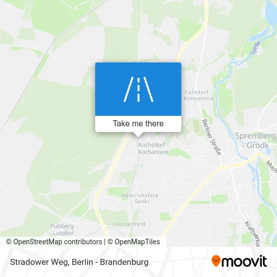 Stradower Weg map