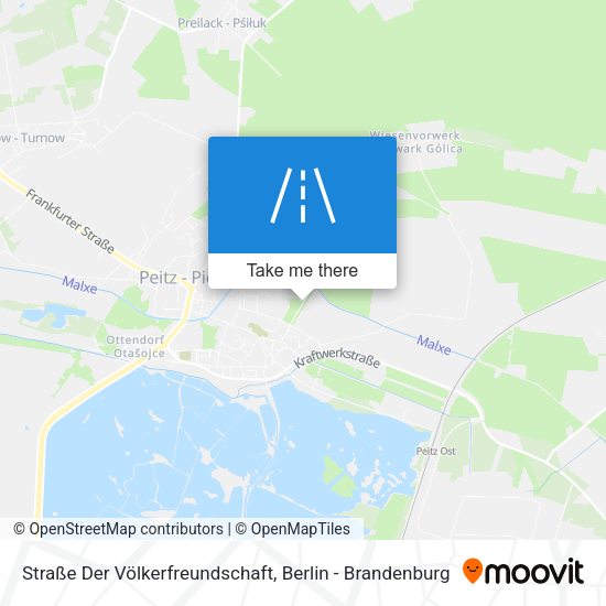 Straße Der Völkerfreundschaft map
