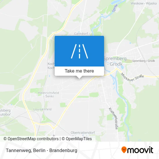 Tannenweg map