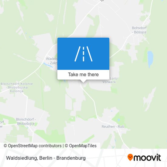 Waldsiedlung map