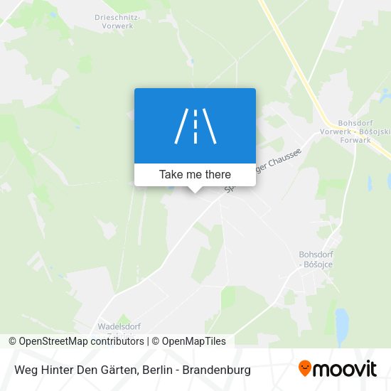 Weg Hinter Den Gärten map