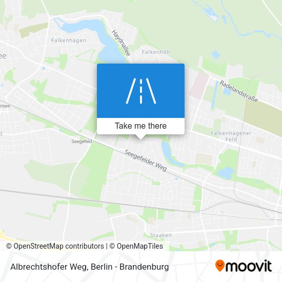 Albrechtshofer Weg map