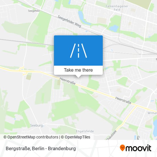 Карта Bergstraße