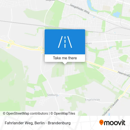 Карта Fahrlander Weg