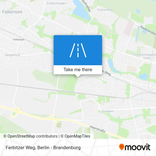 Ferbitzer Weg map