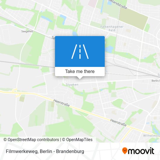Filmwerkeweg map