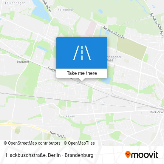 Карта Hackbuschstraße