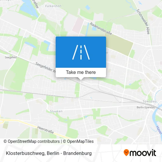 Карта Klosterbuschweg