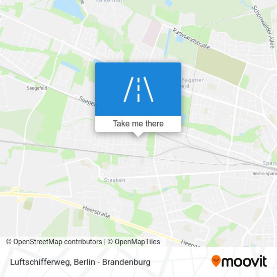 Luftschifferweg map