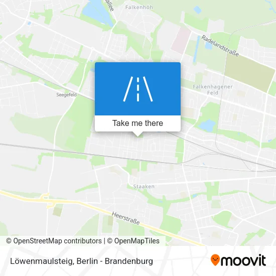 Карта Löwenmaulsteig
