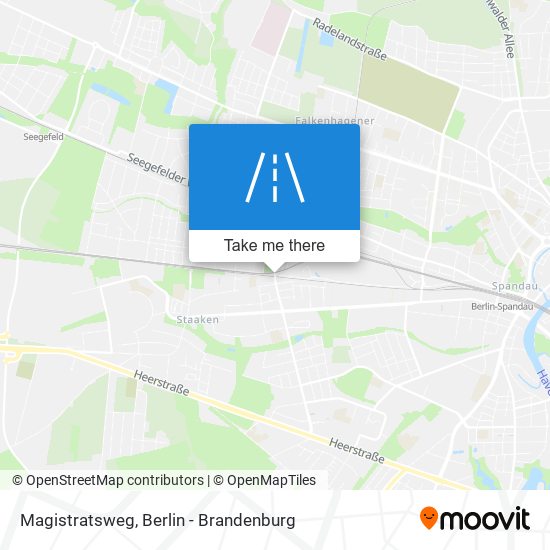 Карта Magistratsweg