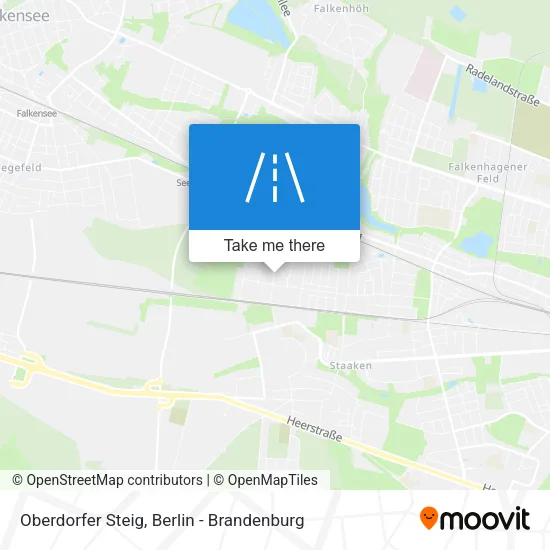 Карта Oberdorfer Steig