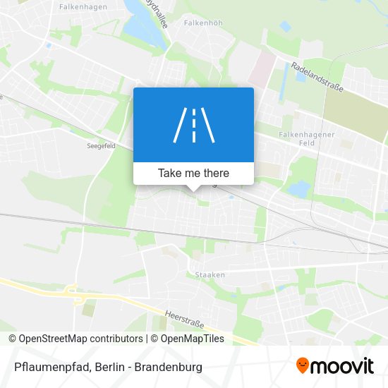 Pflaumenpfad map