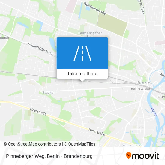 Карта Pinneberger Weg
