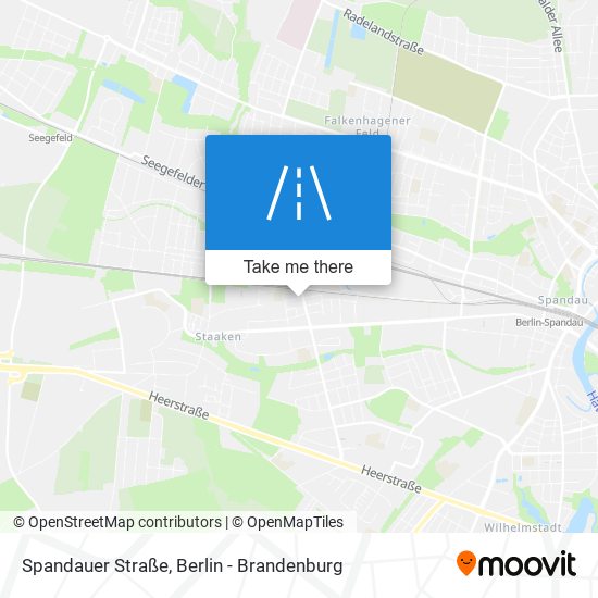 Карта Spandauer Straße