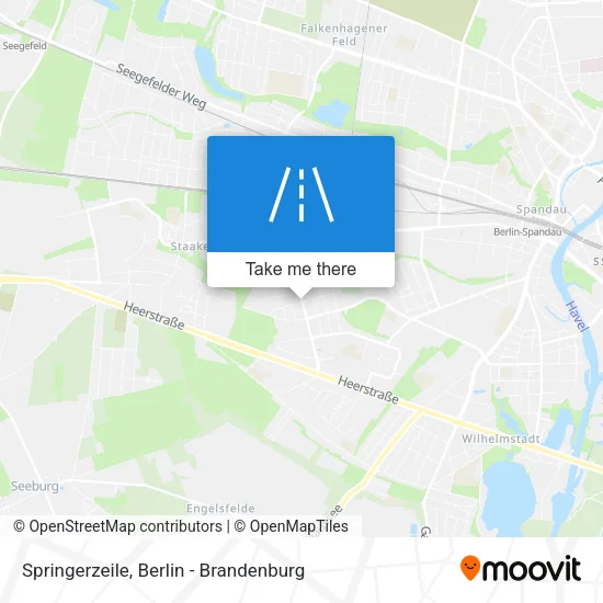 Карта Springerzeile