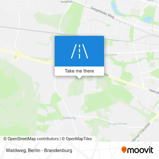 Карта Waldweg
