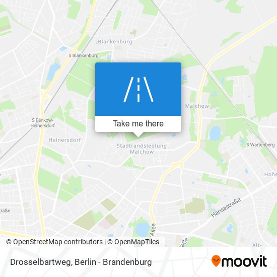 Drosselbartweg map