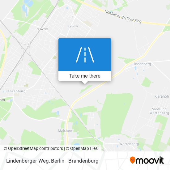 Lindenberger Weg map