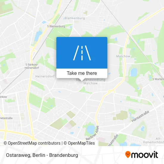 Карта Ostaraweg