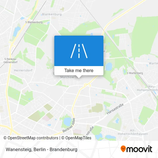 Карта Wanensteig