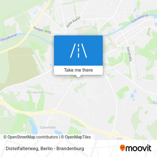 Distelfalterweg map