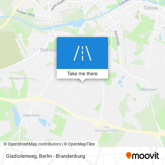 Gladiolenweg map