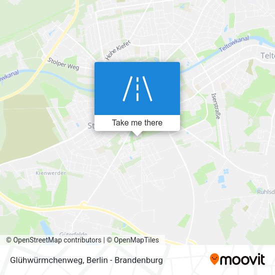 Glühwürmchenweg map