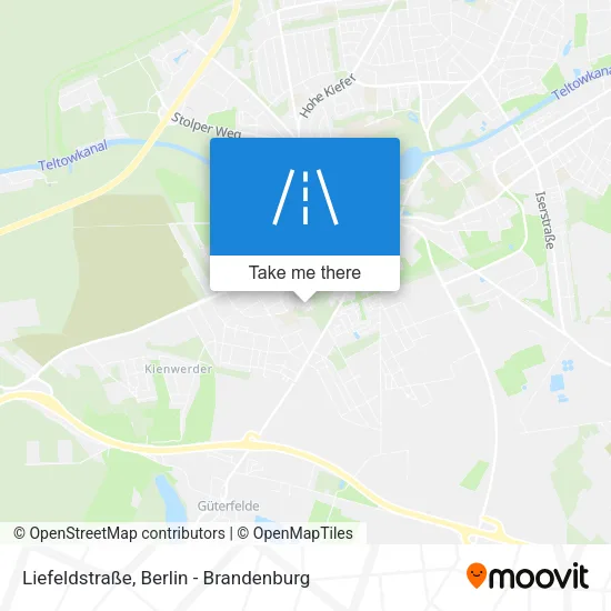 Карта Liefeldstraße