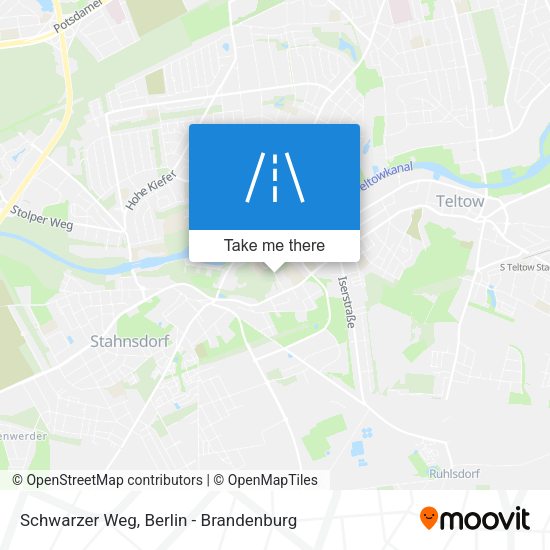 Schwarzer Weg map