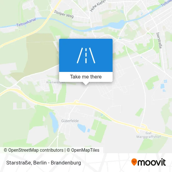 Starstraße map