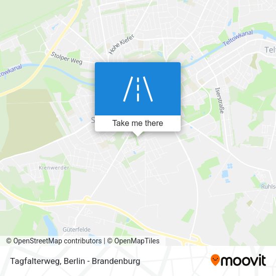 Tagfalterweg map