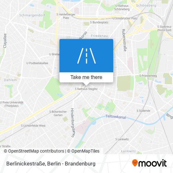 Berlinickestraße map