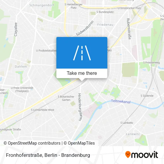 Карта Fronhoferstraße