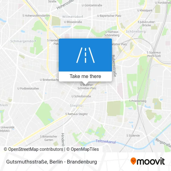 Карта Gutsmuthsstraße