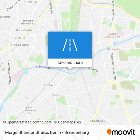 Карта Mergentheimer Straße