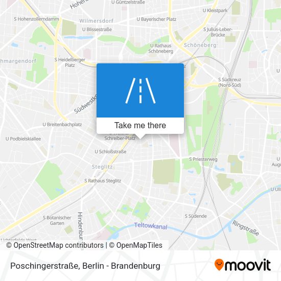 Poschingerstraße map