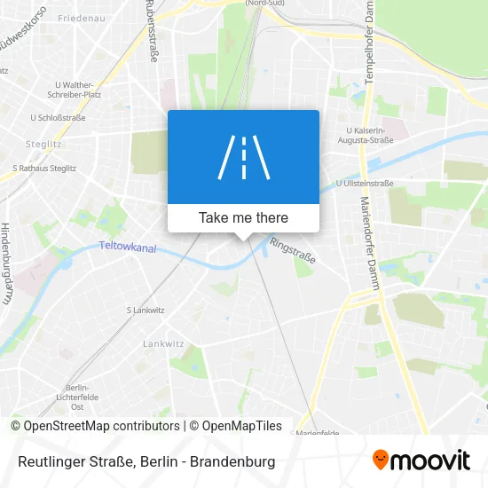 Карта Reutlinger Straße