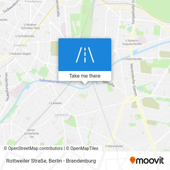 Карта Rottweiler Straße