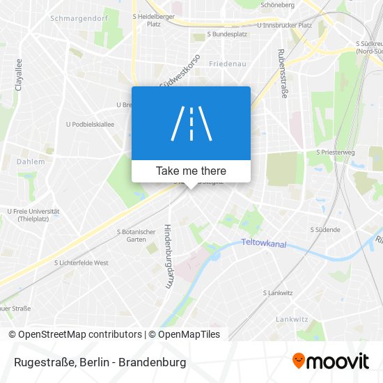 Rugestraße map