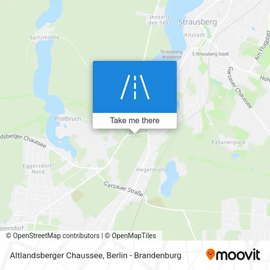 Карта Altlandsberger Chaussee