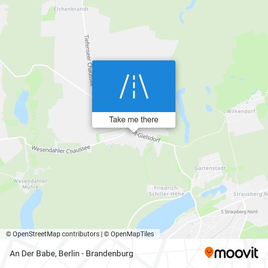 An Der Babe map