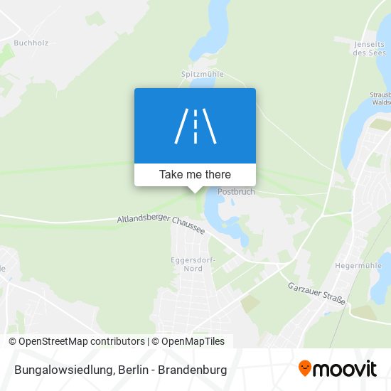 Bungalowsiedlung map