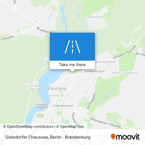 Карта Gielsdorfer Chaussee